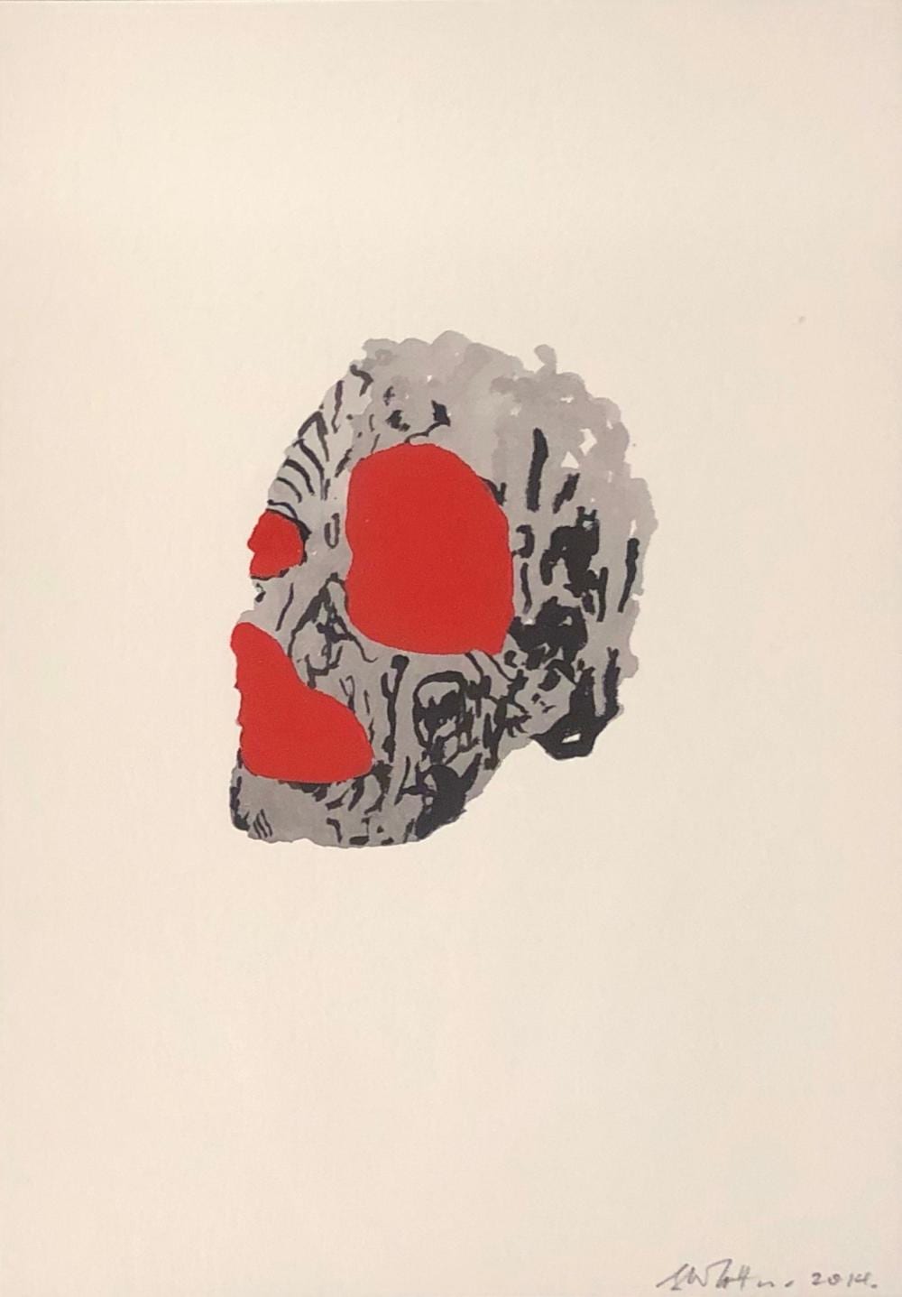 Shane Cotton comparable auction result: shane cotton b 1964 untitled