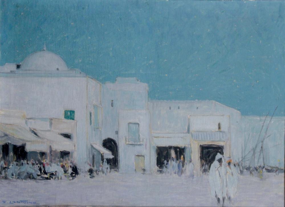 Fernand Lantoine comparable auction result: fernand lantoine 1876 1878 1955 vue de bizerte en tunisie huile sur to