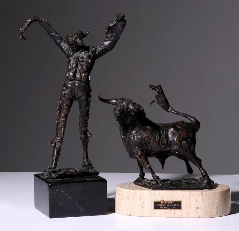 Heriberto Juarez comparable auction result: heriberto juarez 1932 2008 bronze sculptures