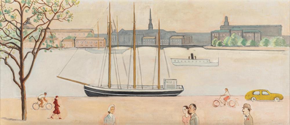 Einar Jolin comparable auction result: einar jolin swedish 1890 1976 view of stockholm