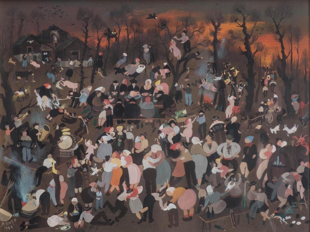 Charles Menge comparable auction result: charles menge 1920 2009 f te en for t