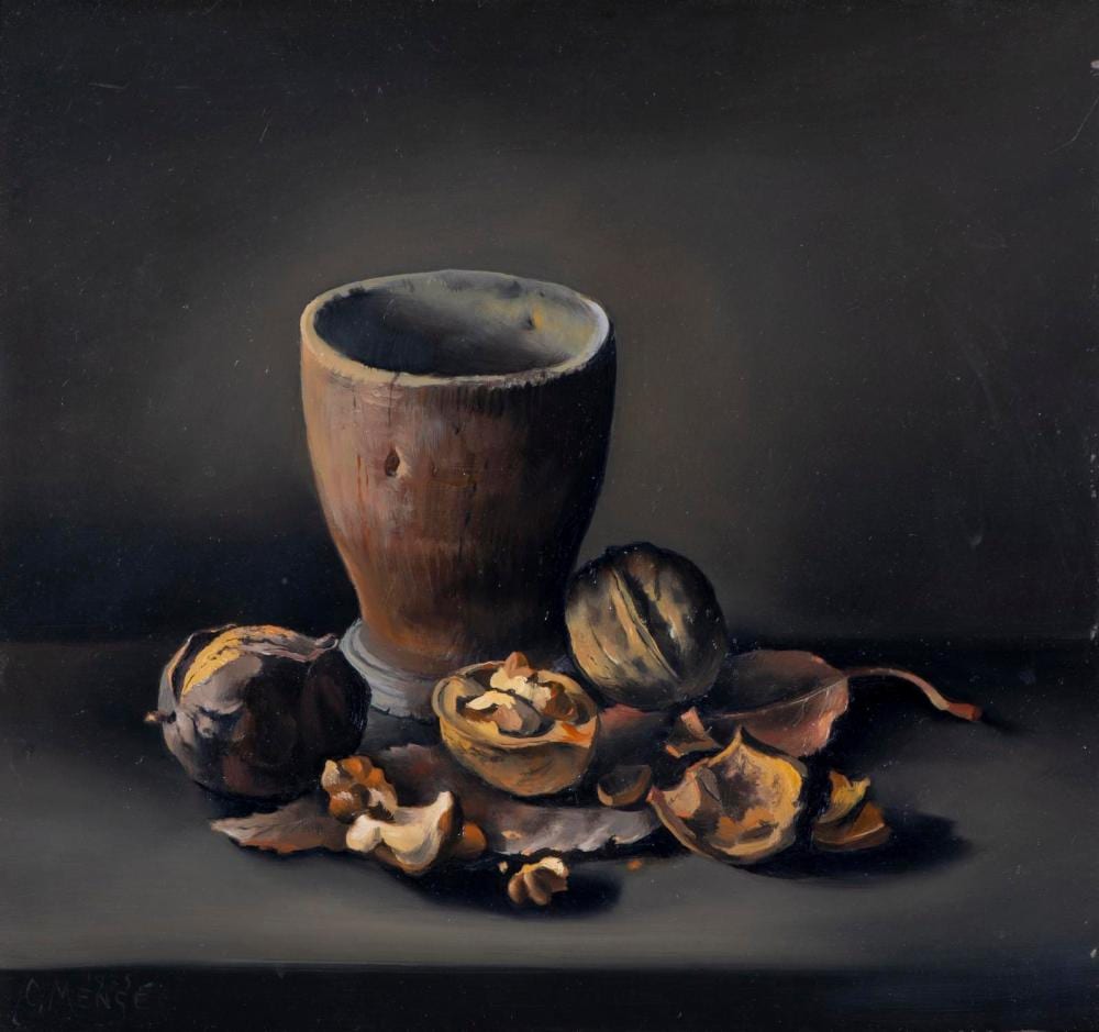 Charles Menge comparable auction result: charles menge 1920 2009 nature morte aux noix