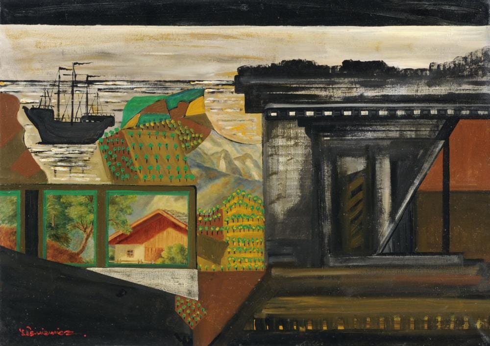 Horst Lesniewicz comparable auction result: horst lesniewicz hafen 1980 s