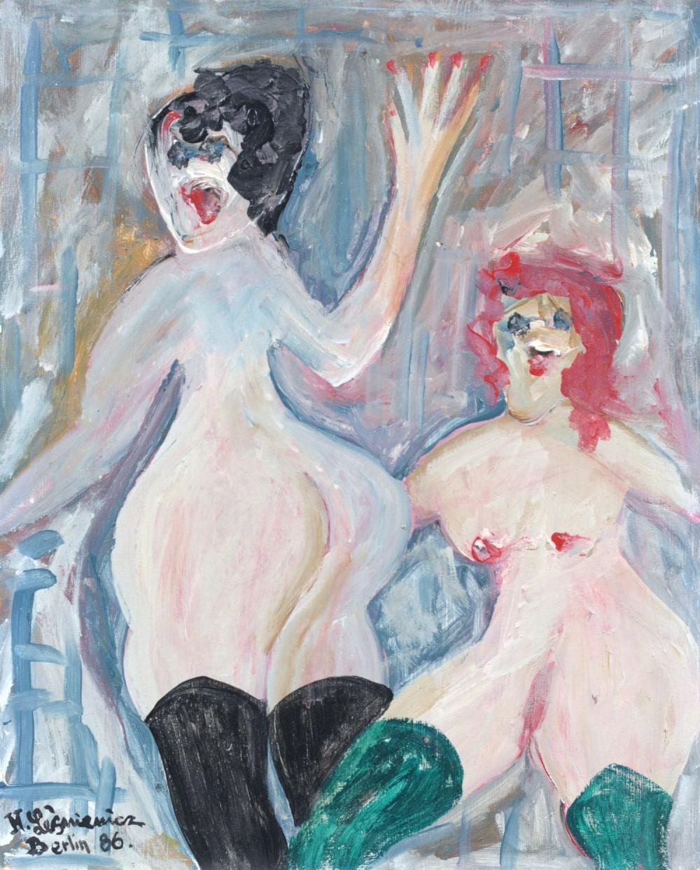 Horst Lesniewicz comparable auction result: horst lesniewicz kundschaft kommt 1986