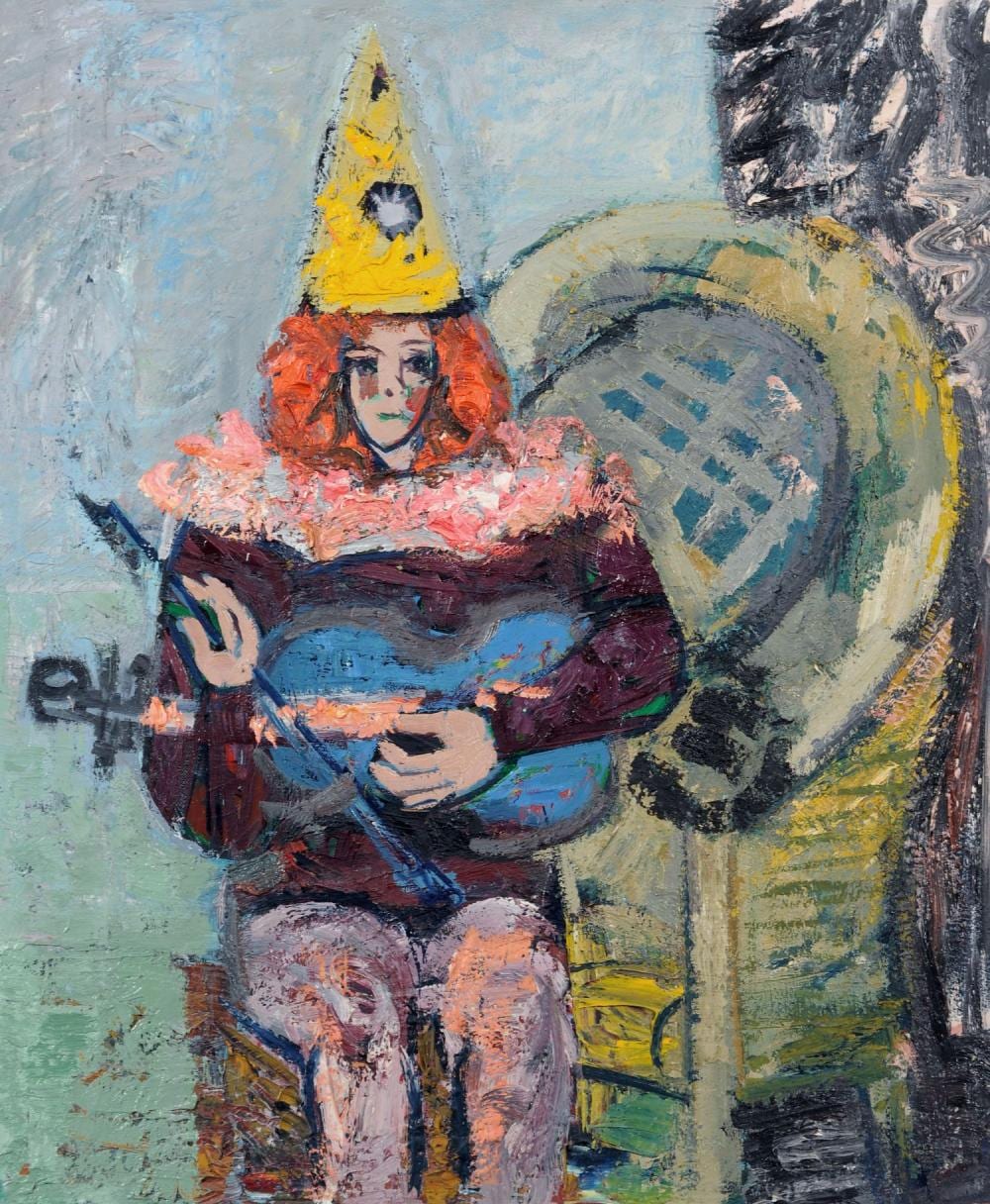 Horst Weber comparable auction result: horst weber jana im fasching wohl 1967