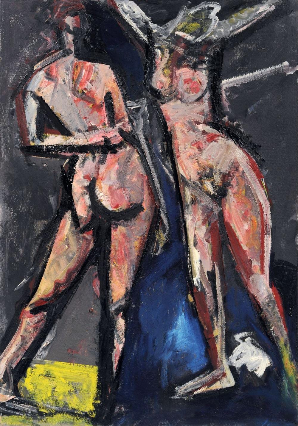 Horst Weber comparable auction result: horst weber zwei weibliche akte einander zugewandt 1989