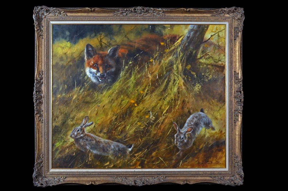 Mick Cawston comparable auction result: mick cawston 1959 2006 an original oil on canvas