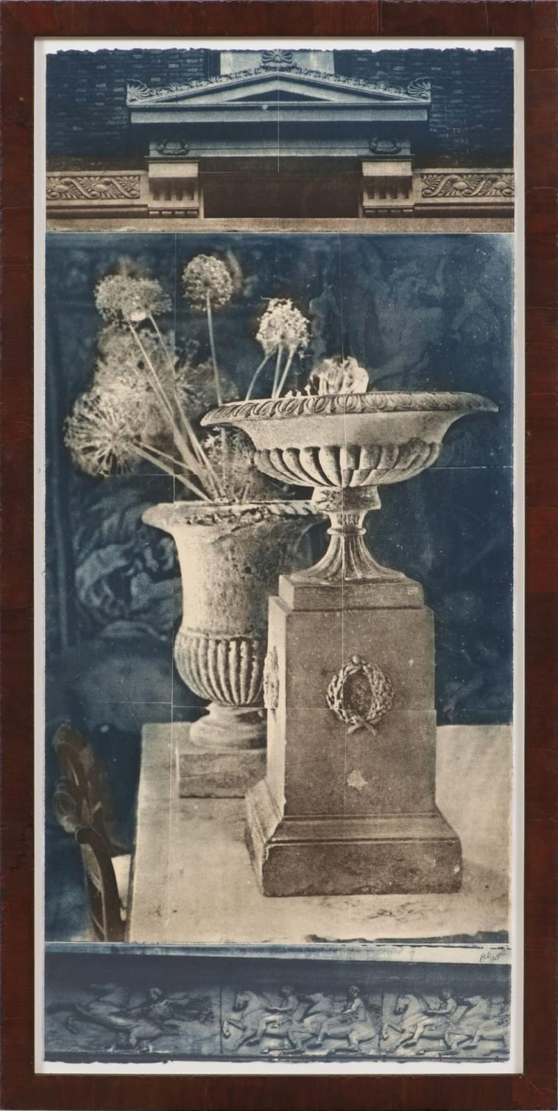 Esteban Chavez comparable auction result: esteban chavez etching 2000 ionic urn