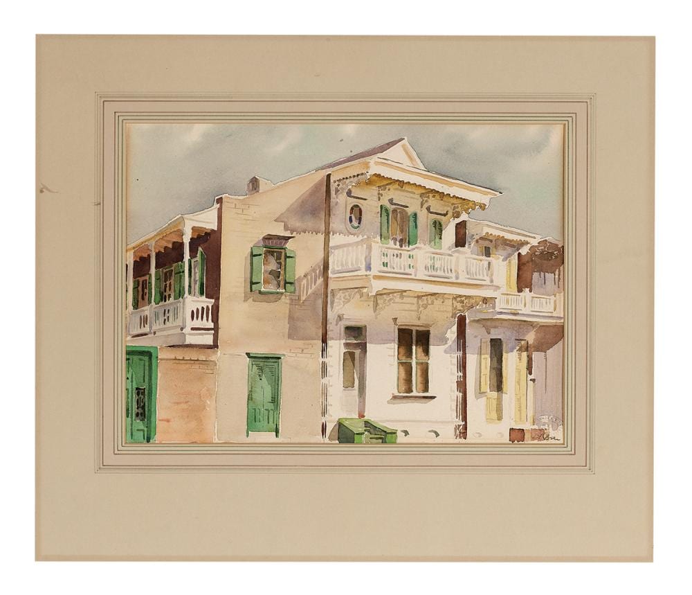 Boyd Cruise comparable auction result: alvyk boyd cruise american louisiana 1909 1988 barracks 1113 chartres st