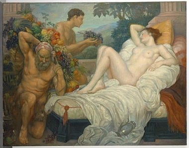 Henry Caro-Delvaille comparable auction result: henry caro delvaille french 1876 1928 the fruits of the earth oil on canvas 72 x 91 7 8 in 183 x 233 3 cm