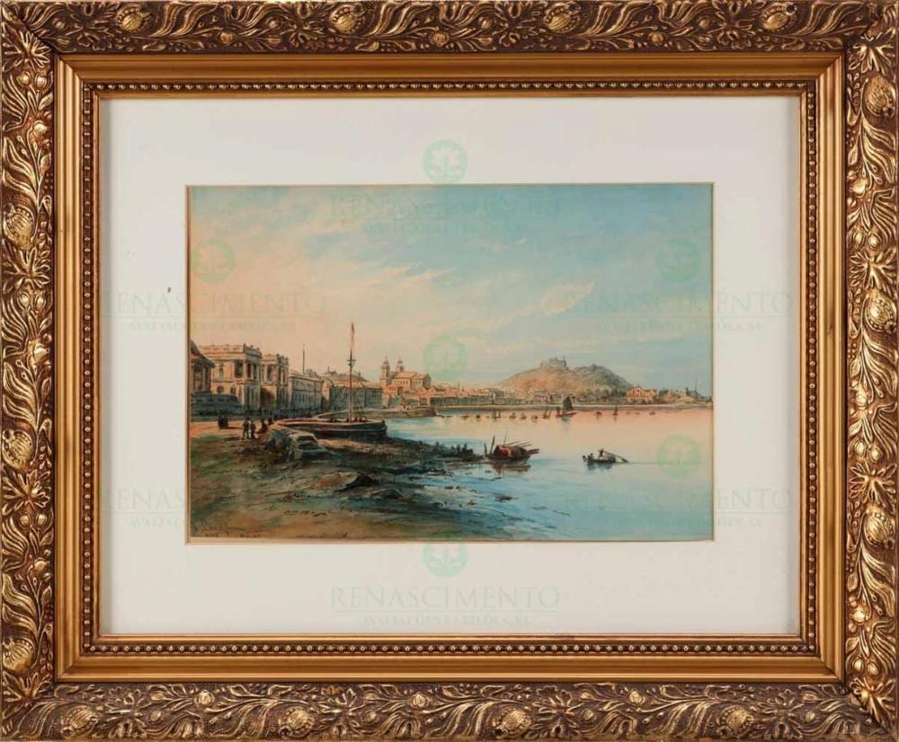 Josef Langl comparable auction result: josef langl 1843 1916 praia grande macau