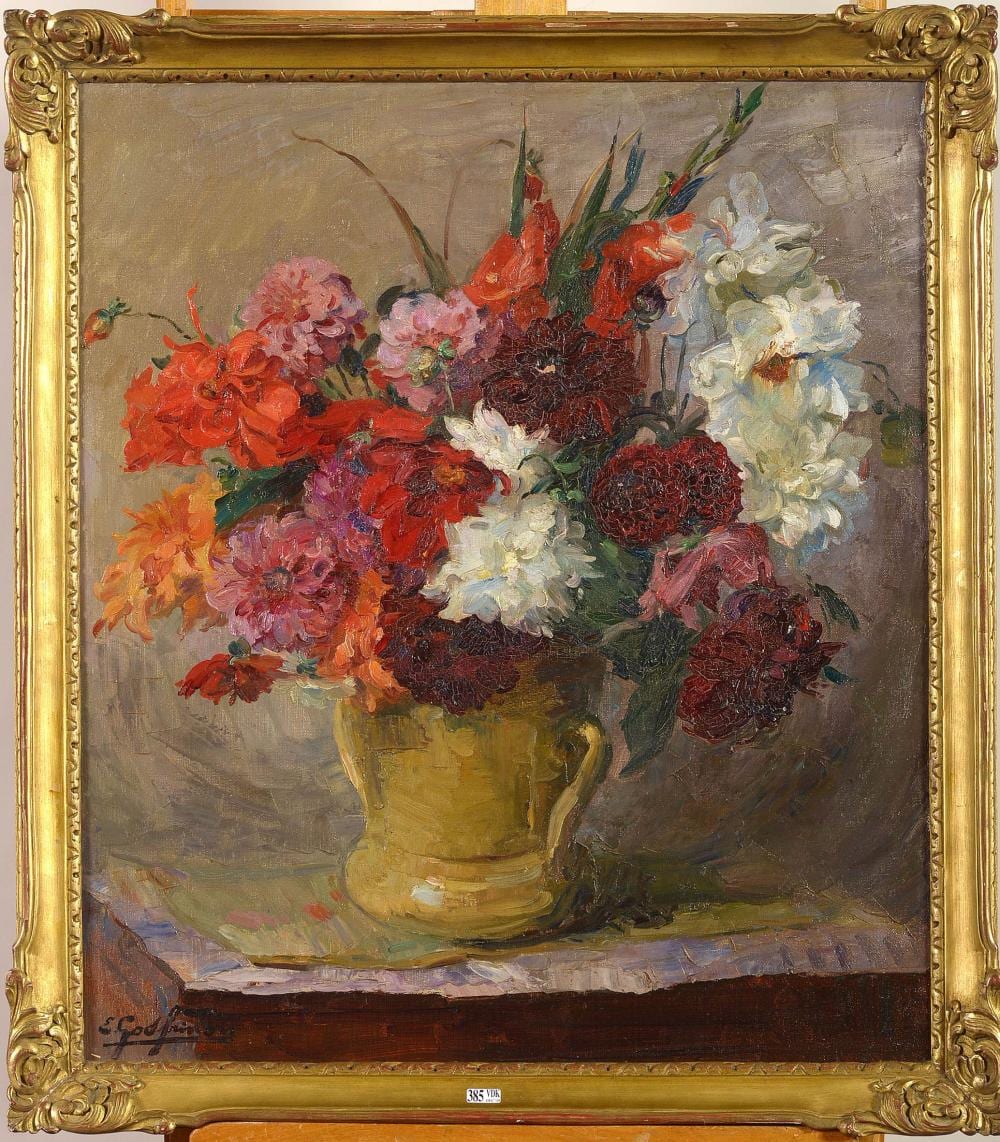 Ernest Godfrinon comparable auction result: tableaux