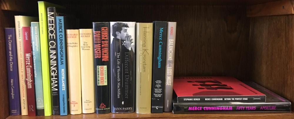 Merce Cunningham comparable auction result: 16 vols merce cunningham and others