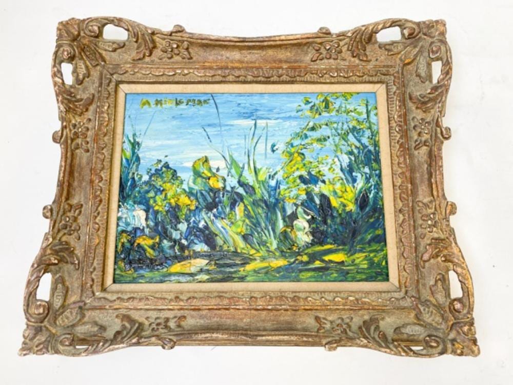 Ann Mittleman comparable auction result: ann mittleman oil on board