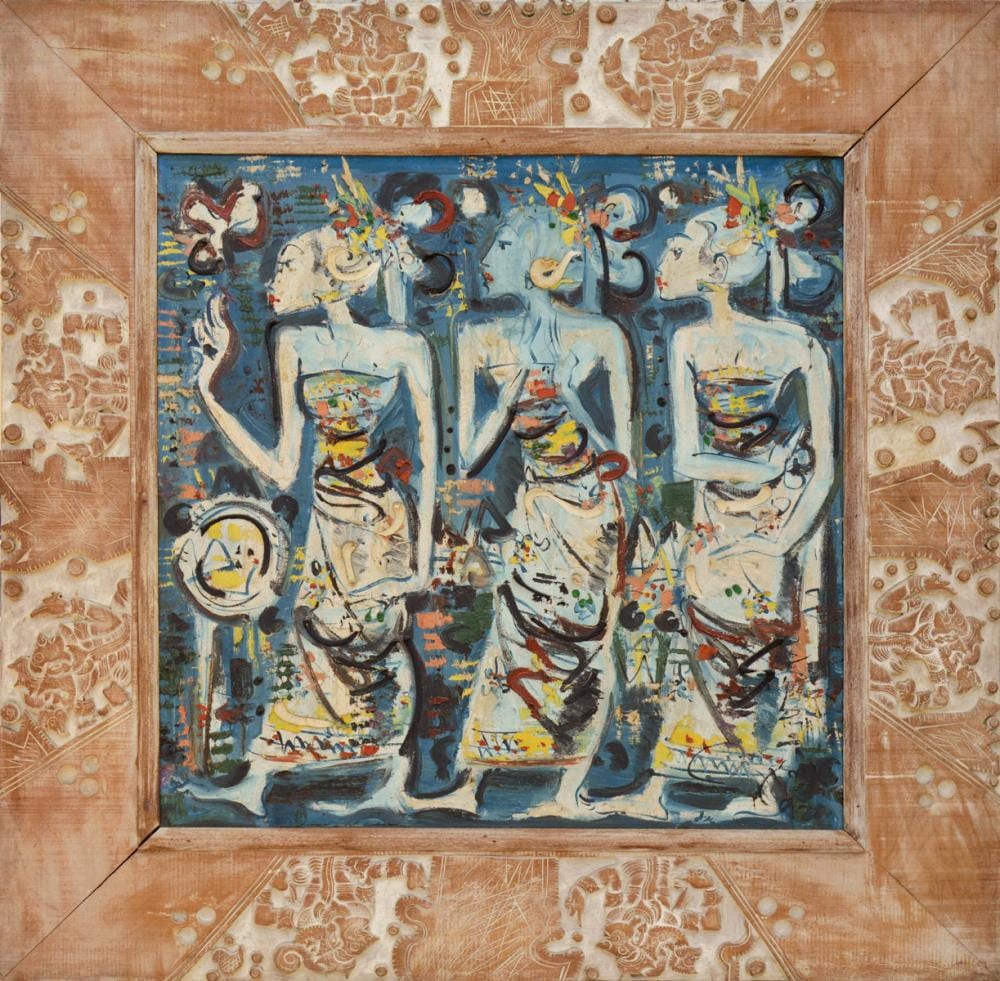 Three Balinese Women comparable sale