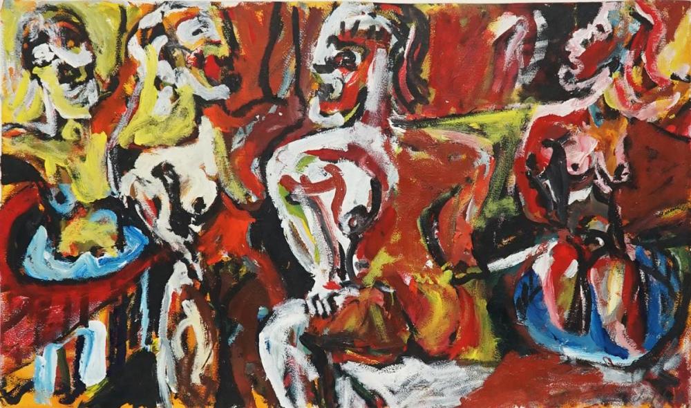 michael nicholls 1960 hot springs 53 x 94cm · Lawsons · 2019-12-05 Mike Nicholls comparable auction result: michael nicholls 1960 hot springs 53 x 94cm