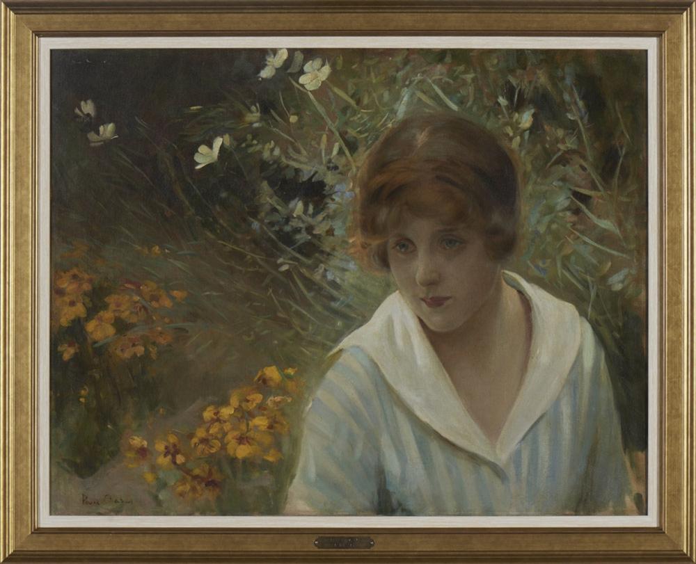 Paul Chabas comparable auction result: paul chabas leo s tela 54 x 70 cm