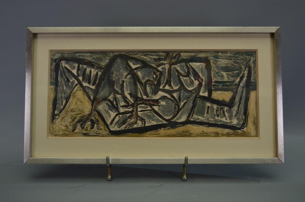 Maurice Verdier comparable auction result: maurice verdier monotype sign en bas droit