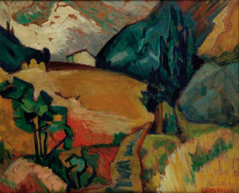 pierre guastalla 1891 1968 paysage huile sur pap · Osenat · 2019-12-22 Pierre Guastalla comparable auction result: pierre guastalla 1891 1968 paysage huile sur pap