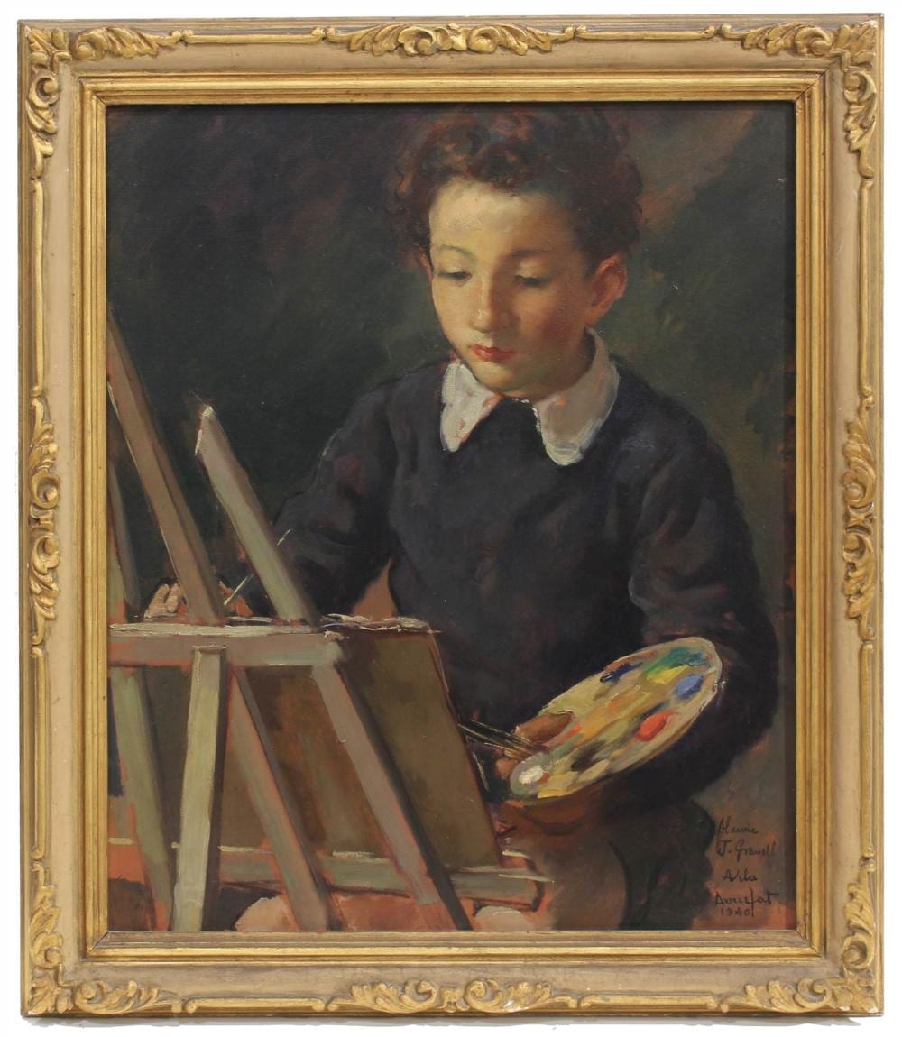 Antoni Vila Arrufat comparable auction result: antoni vila arrufat 1896 1989 the little artist 1940