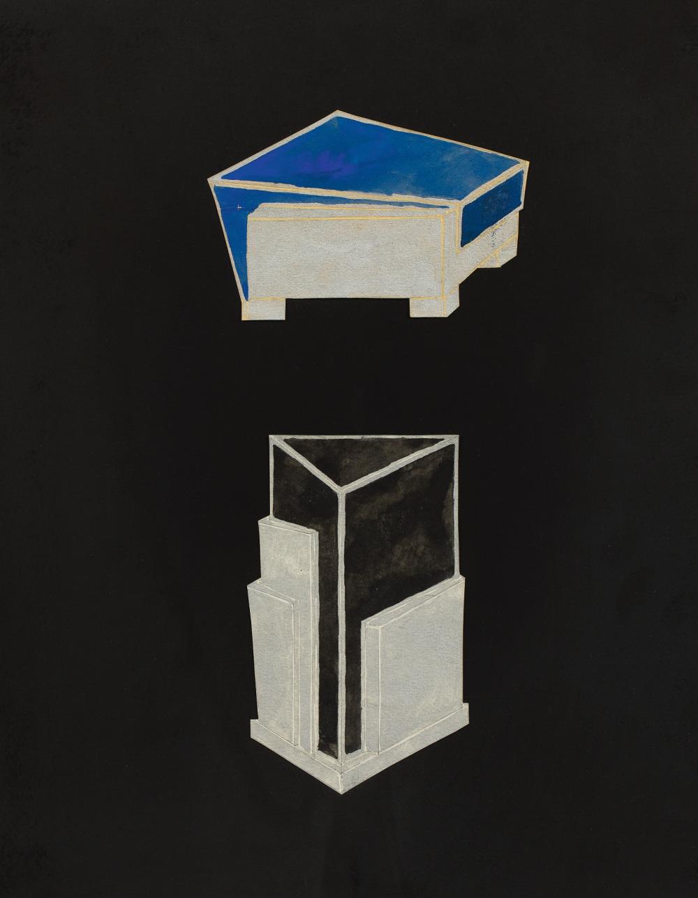 Jean Goulden comparable auction result: jean goulden study for a box and an incense burner