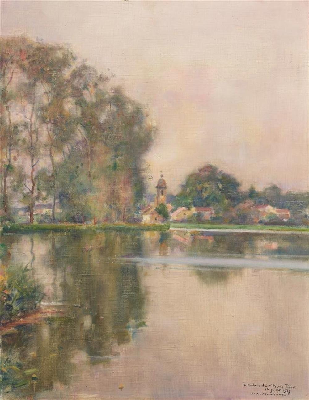Jules Alexis Muenier comparable auction result: jules alexis muenier 1863 1942