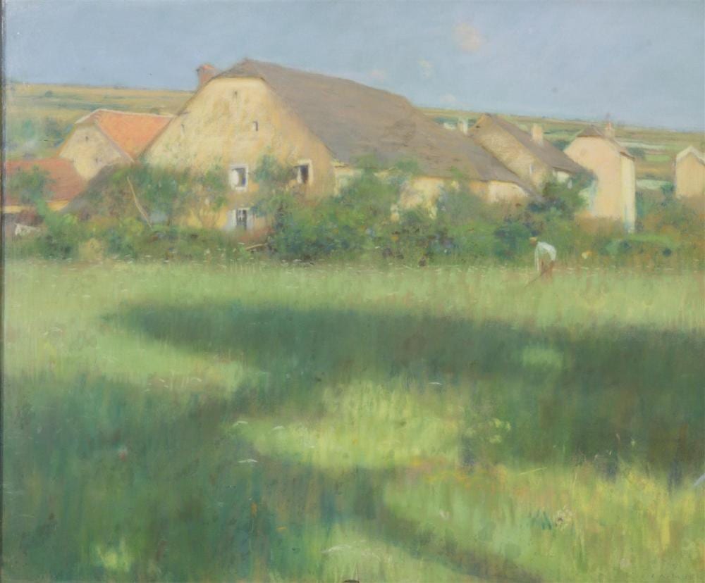 Jules Alexis Muenier comparable auction result: jules alexis muenier 1863 1942