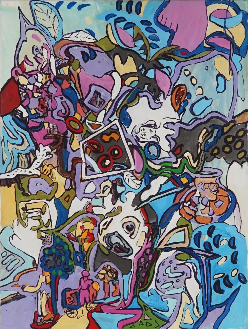 Eddi Kewley comparable auction result: eddi kewley hungover 99 6 x 75cm