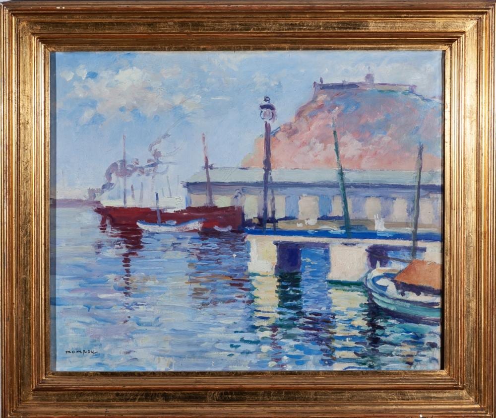 José Mompou comparable auction result: josep mompou barcelona 1888 vic 1968 harbour of barcelone