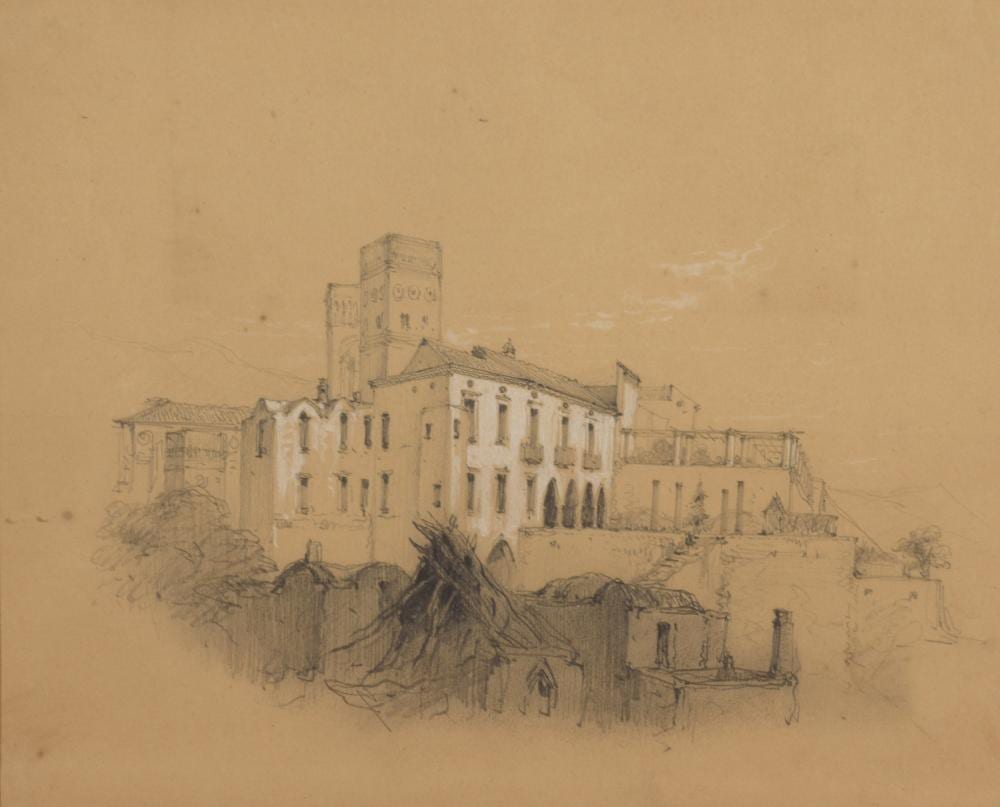 Teodoro Duclère comparable auction result: teodoro ducl re attrib circa 1850 1855 vues de la villa rufolo et de ravello