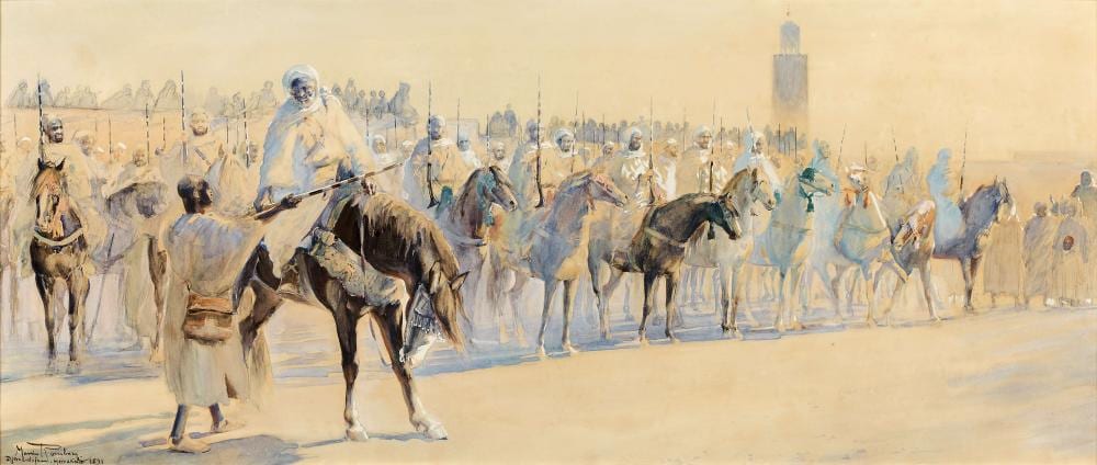 Maurice Romberg comparable auction result: maurice romberg de vaucorbeil 1862 1943 la garde royale 1891