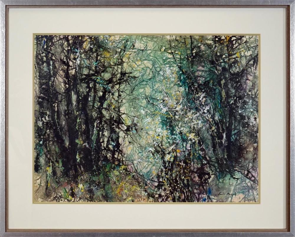 Essie Nangle comparable auction result: essie nangle 1915 2006 rainforest 44 5 x 60cm