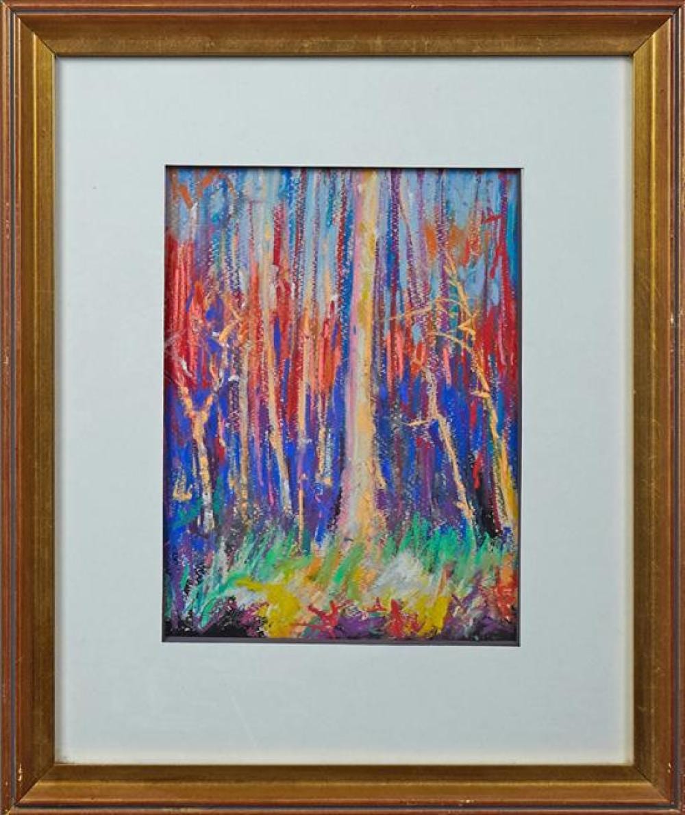 Joachim Cassell comparable auction result: joachim cassell spain new orleans the forest 1994 pastel signed and dated lower left presented in a gilt frame h 12 1 2