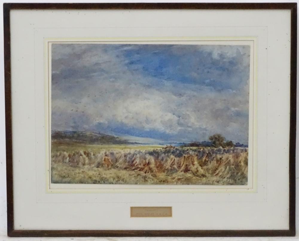 John Keeley comparable auction result: john keeley 1849 1930 rbsa watercolour harve