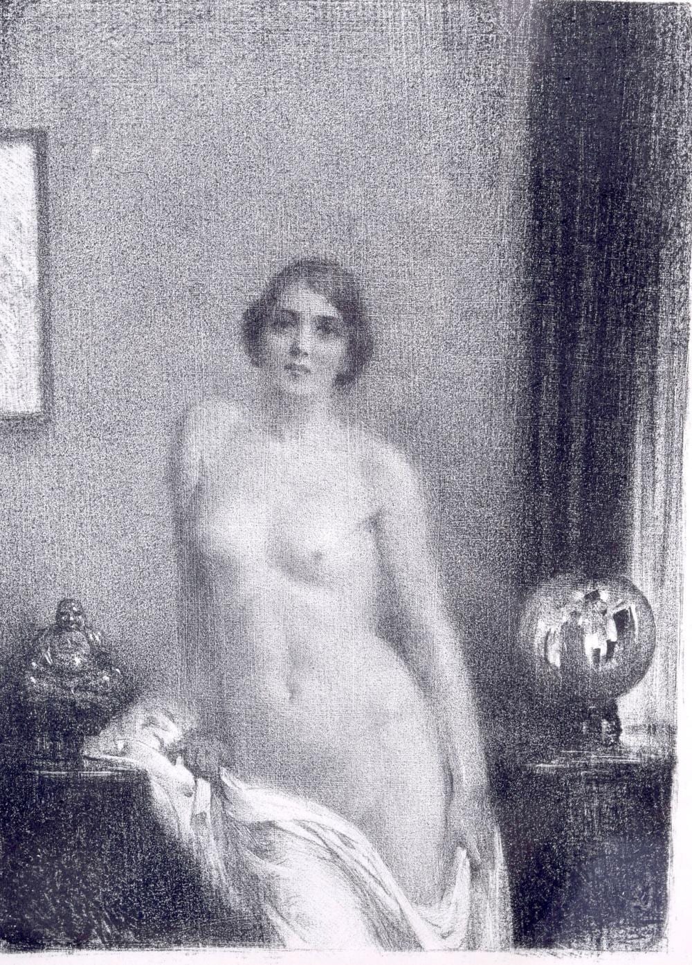 stanley cursiter circa 1912 framed lithograph nude in an interior label verso 22 cm x 16 cm · Hannam's Auctioneers · 2020-01-08 Stanley Cursiter comparable auction result: stanley cursiter circa 1912 framed lithograph nude in an interior label verso 22 cm x 16 cm