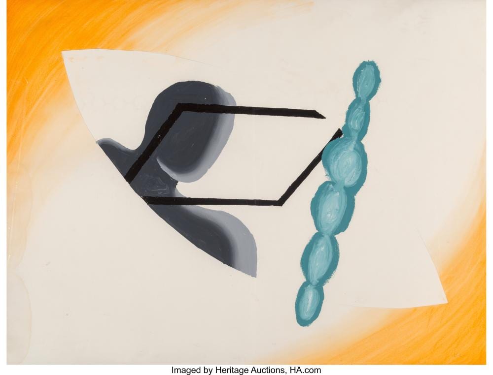 Jedd Garet comparable auction result: jedd garet american b 1955 science 1981 acrylic and pastel on paper 38 x 49