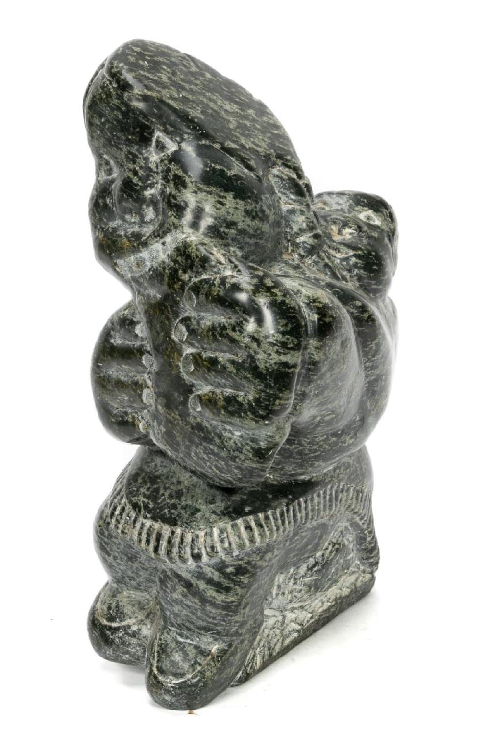 Charlie Inukpuk comparable auction result: charlie inukpuk mother and child inuit sculpture