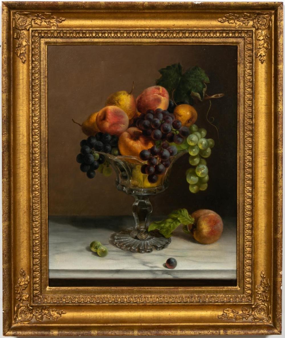 Arnoud Wydeveld comparable auction result: arnoud wydeveld still life with fruits vase