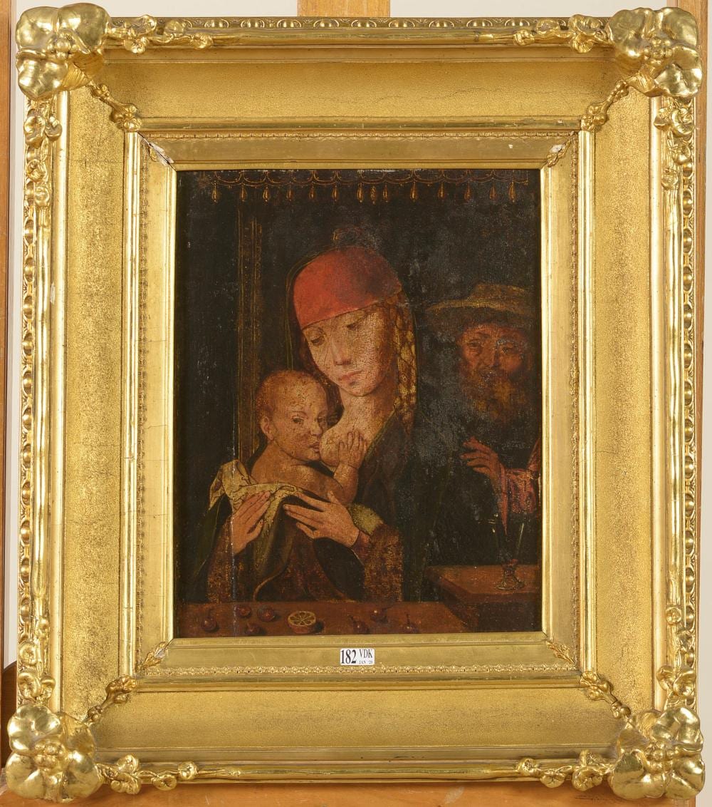 Jan (1478) Gossaert comparable auction result: tableaux