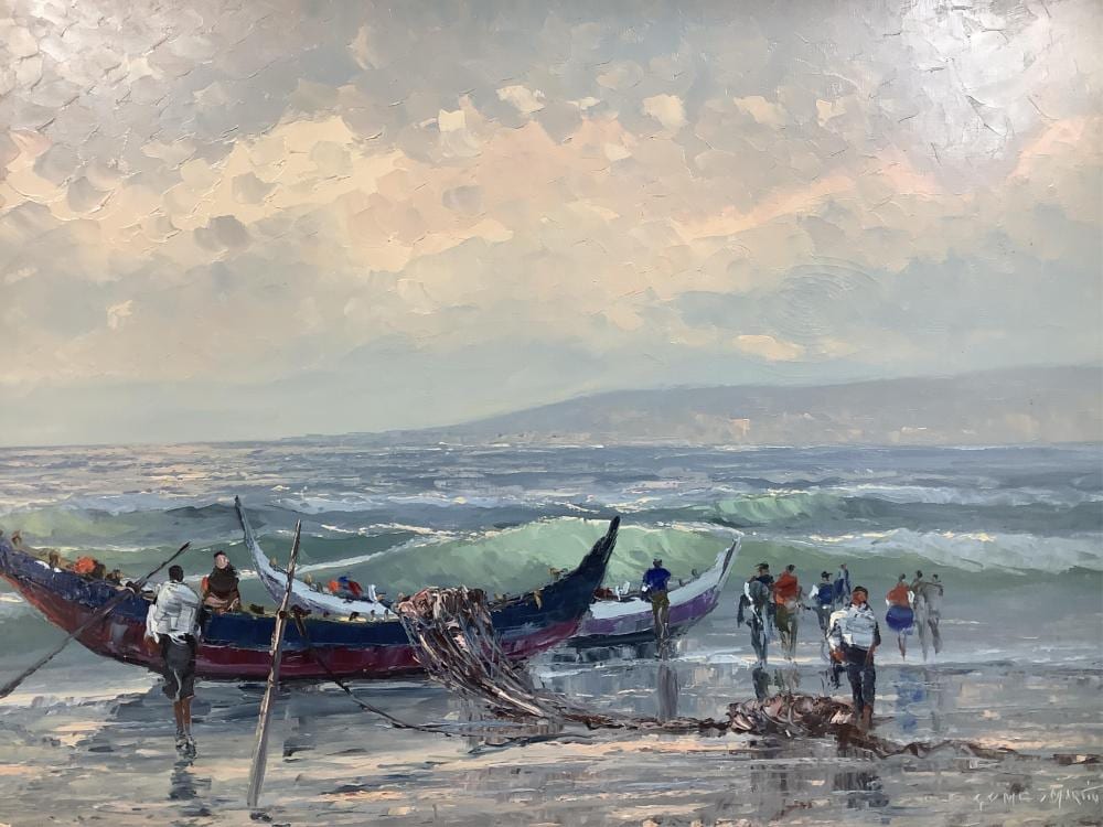 Augusto Gomes Martins comparable auction result: augusto gomes martins 1922 1994 oil on canvas