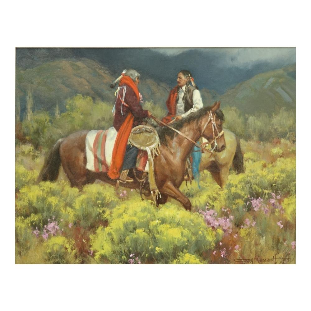Gary Lawrence Niblett comparable auction result: gary lawrence niblett american 1943 o c