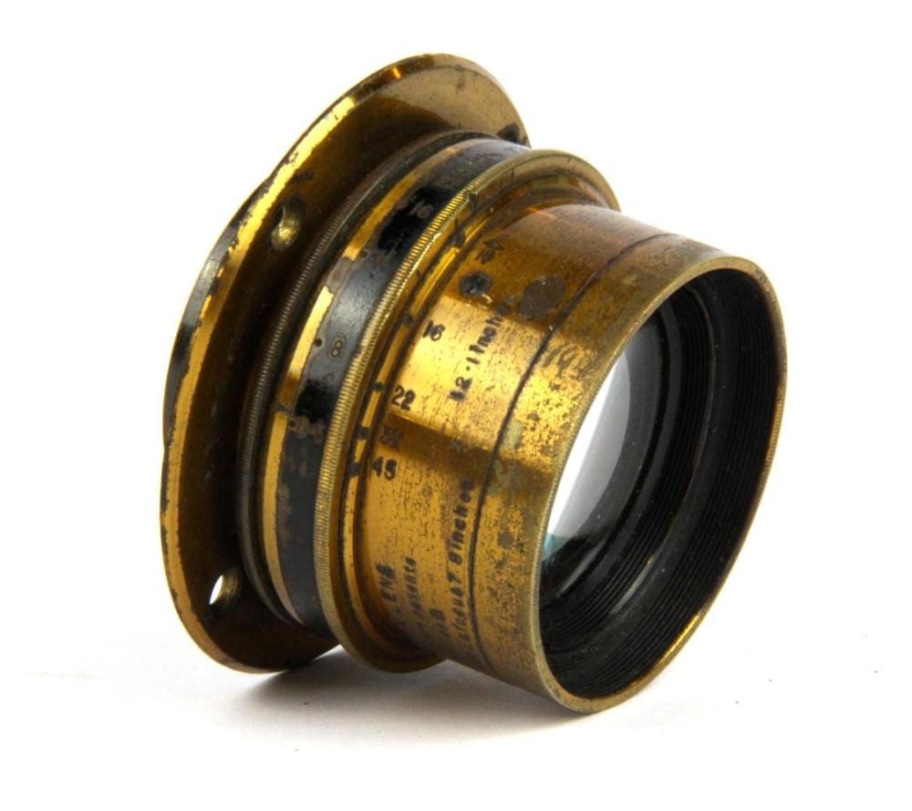 A. Cooke comparable auction result: a taylor hobson cooke plate camera lens