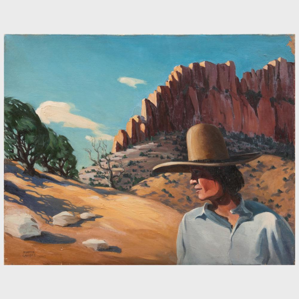 Martin Gambee comparable auction result: martin gambee 1905 1969 in the navajo country