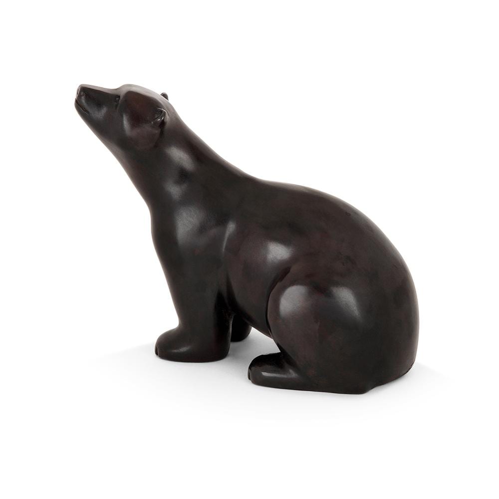David Mesly comparable auction result: david mesly 1918 2004 ours assis bronze cast with brown patina serralheiro foundry stamp artist proof numbered ea i iv inscribed