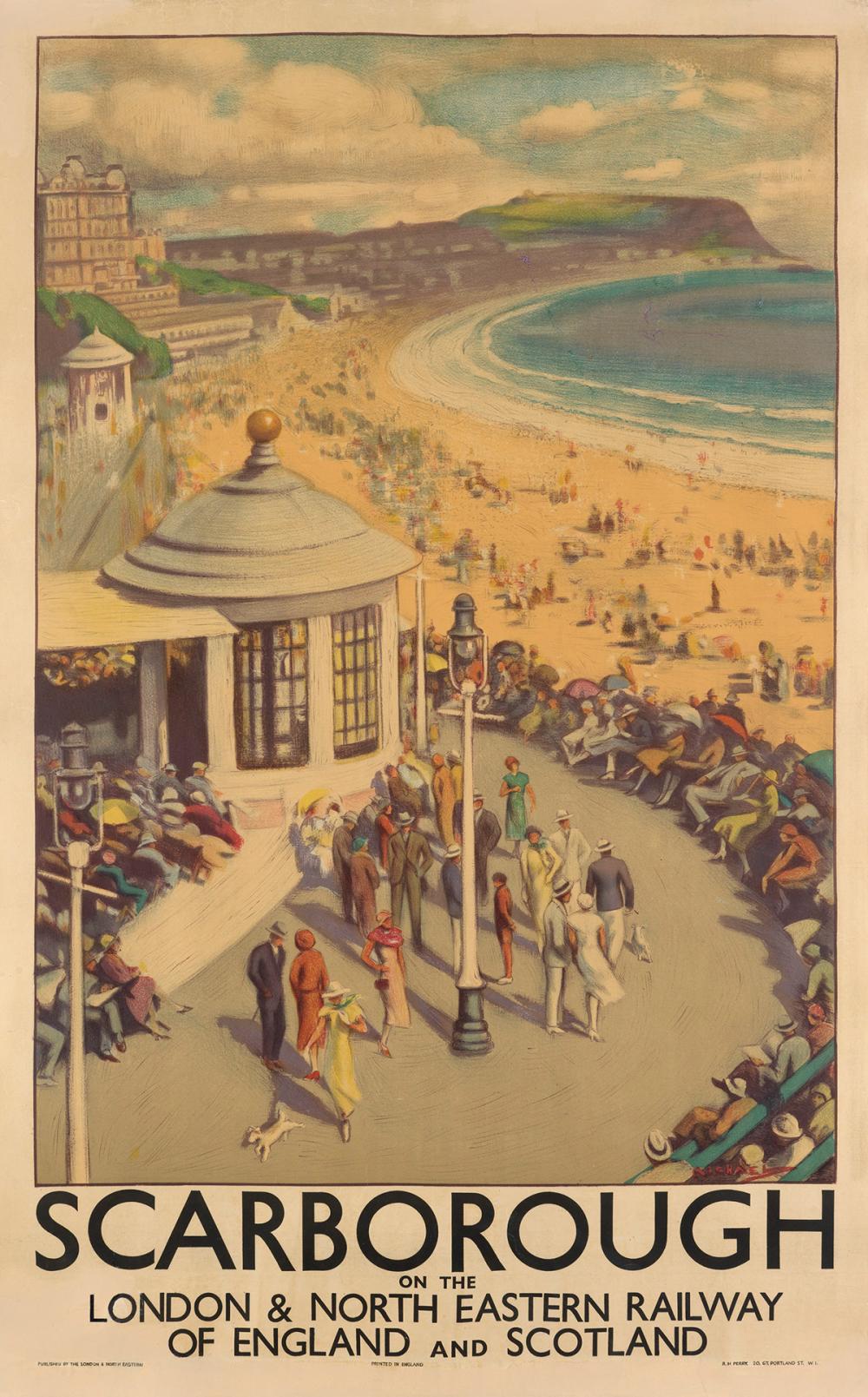 arthur c michael 1881 circa 1945 scarborough circa 1935 40x25 inches 101x63 cm r h perry london · Swann Auction Galleries · 2020-02-13 Arthur C. Michael comparable auction result: arthur c michael 1881 circa 1945 scarborough circa 1935 40x25 inches 101x63 cm r h perry london