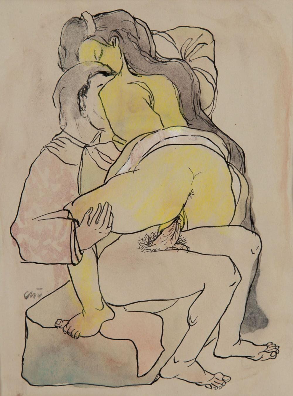 Stanislaw Dawski comparable auction result: stanislaw dawski 1905 1990 erotic 1941
