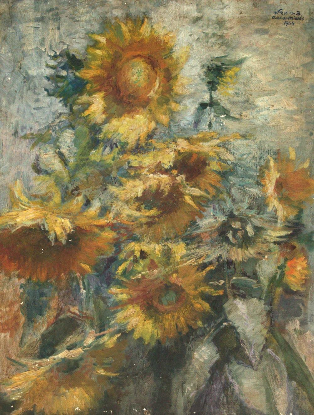 Zvi Adler comparable auction result: zvi adler 1909 1965 flowers oil on canvas
