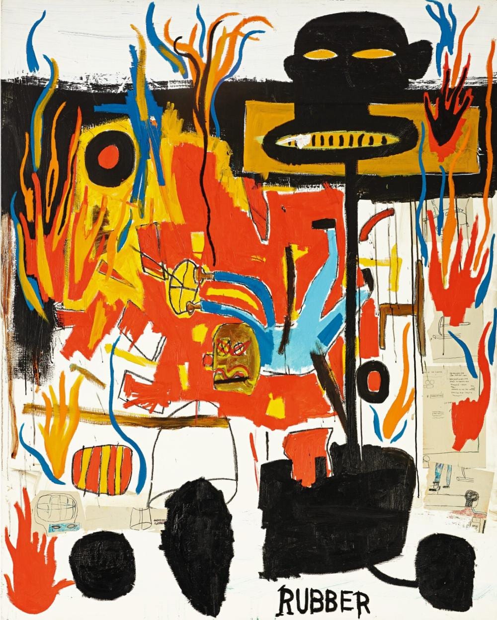 Jean-Michel Basquiat | Rubber comparable sale