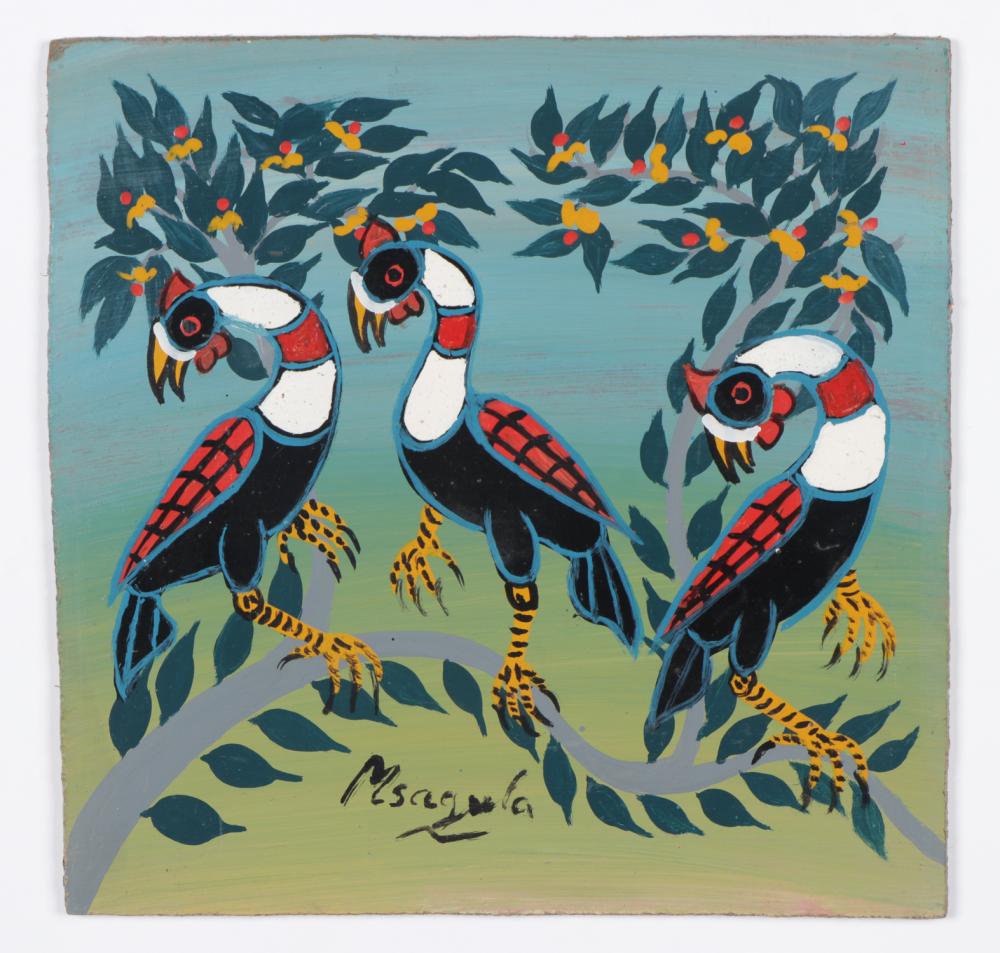 damian msagula tanzania 1939 2005 painting · Material Culture · 2020-01-30 Damian Msagula comparable auction result: damian msagula tanzania 1939 2005 painting