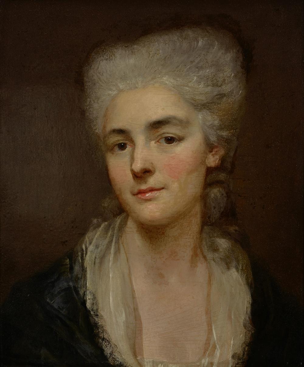 Henri-Pierre Danloux comparable auction result: henri pierre danloux paris 1753 1809 a portrait of a lady 20in x 16 1 2in 50 8cm x 42cm